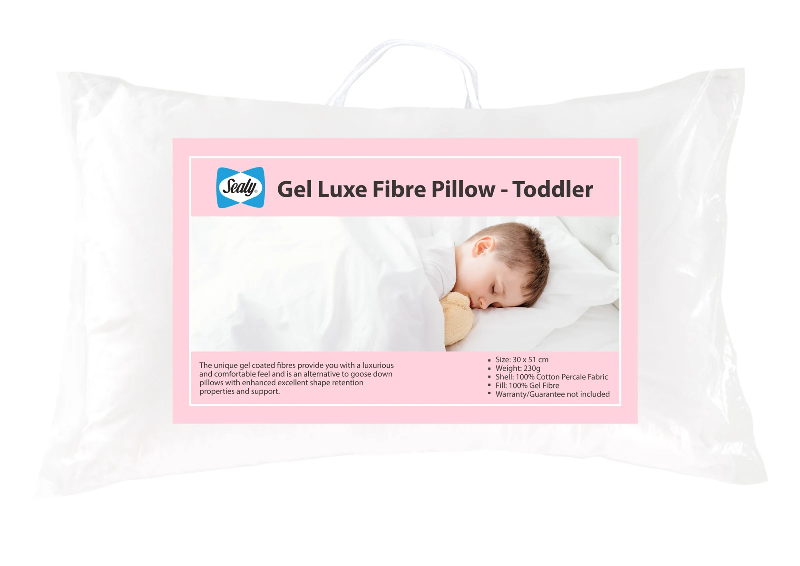 Toddler Gel Luxe Fibre Pillow Medium Firm